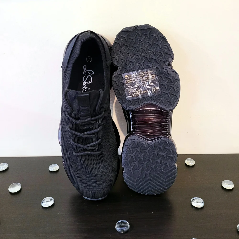 La Sheelah Black Tennis Shoes - Picture 3 of 4